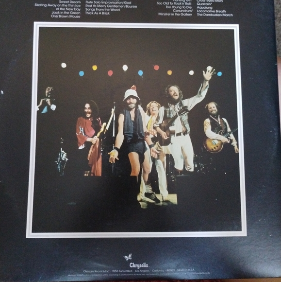 Jethro Tull "Bursting Out" LIVE 2LP Vinyl Record - Picture 3 of 7